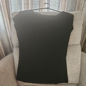 Vintage Carole Little Black Blouse